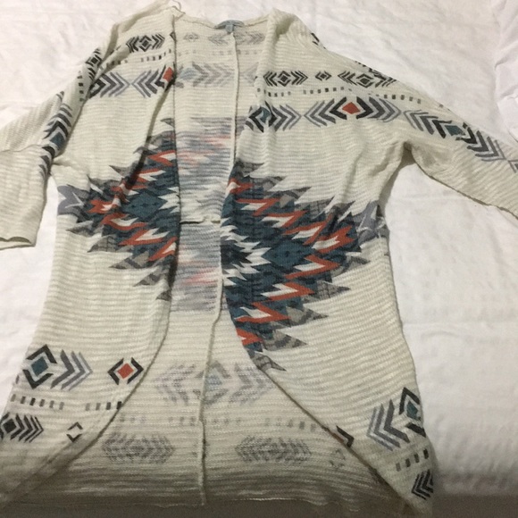 Charlotte Russe Sweaters - Aztec pattern cardigan